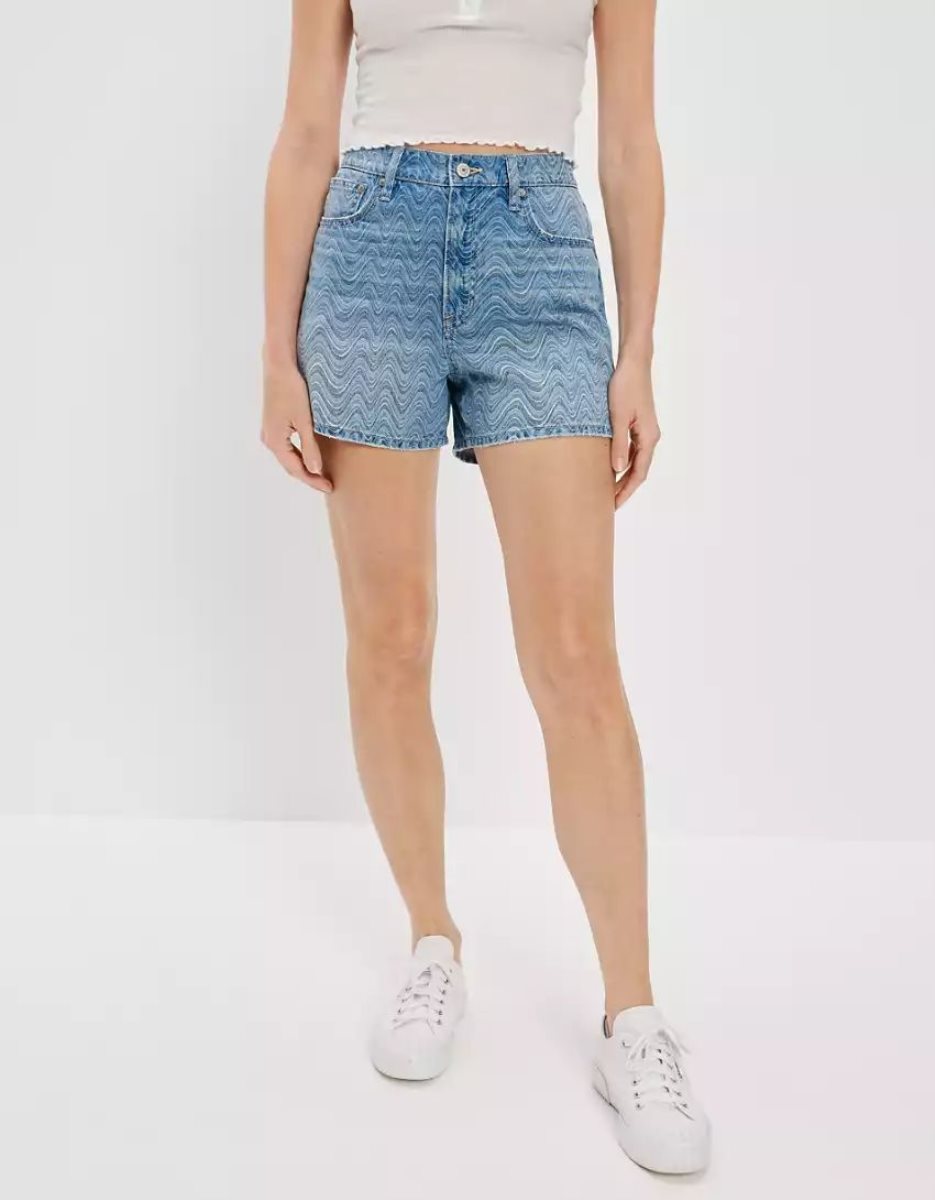 Shorts American Eagle AE Denim Highest Taille '90s Boyfriend Multicolore Femme | NUY-06860363